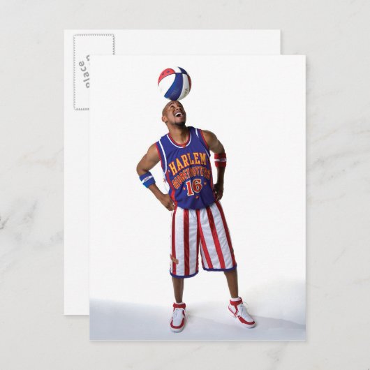 スクーターのボールが頭を回転する ポストカード (正面/裏面)