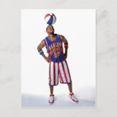 スクーターのボールが頭を回転する ポストカード (正面)