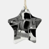 スクーターのモンタージュ セラミックオーナメント (右)