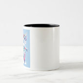 スクーターのユニコーン ツートーンマグカップ (中央)