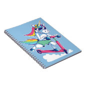 スクーターのユニコーン ノートブック (右側)