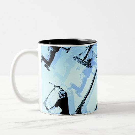 スクーターの事だ! – スクーターのトリック ツートーンマグカップ (左)