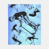 スクーターの事だ！ – スクーターのトリック フリースブランケット (正面)