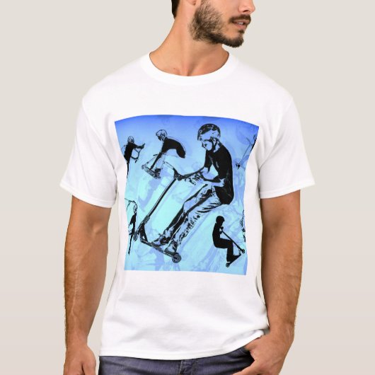 スクーターの事だ！ – スクーターのトリック Tシャツ (正面)