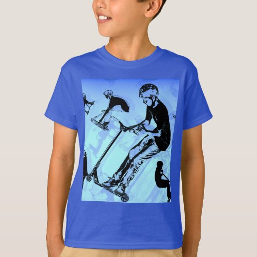 スクーターの事だ! – スクーターのトリック Tシャツ (正面)