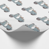 スクーターの包装紙 ラッピングペーパー (角)