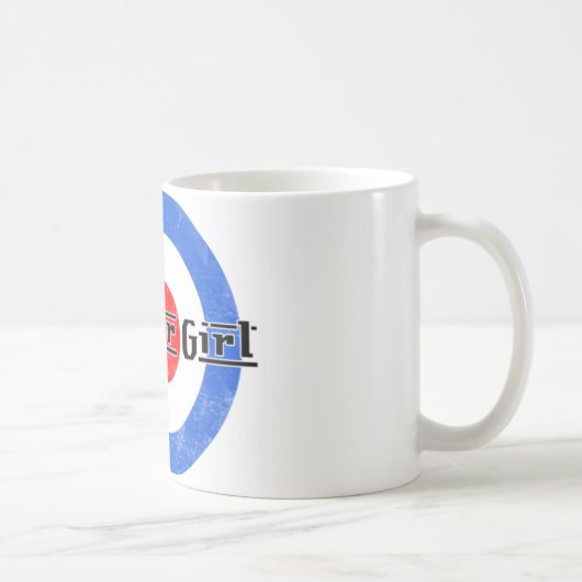 スクーターの女の子のLambrettaのマグ コーヒーマグカップ (右)