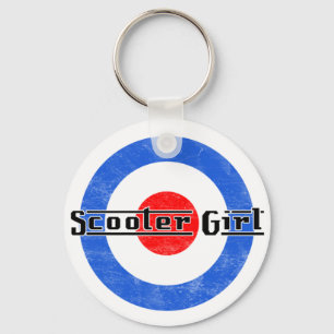 スクーターの女の子のLambrettaのkeychain キーホルダー