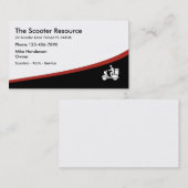 スクーターの店の名刺 名刺 (正面/裏面)