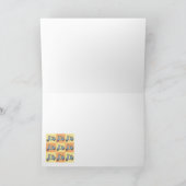 スクーターの挨拶状 カード (内部)