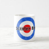 スクーターの男の子のLambrettaのマグ コーヒーマグカップ (中央)