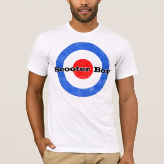 スクーターの男の子 Tシャツ