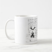 スクーターの皮 コーヒーマグカップ (左)