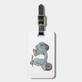 スクーターの荷物タグ ラゲッジタグ (正面縦)