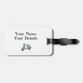 スクーターの荷物タグ ラゲッジタグ (裏面横)