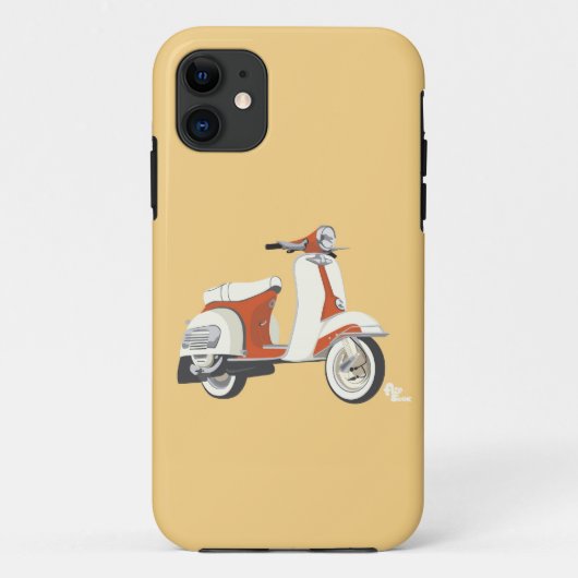 スクーターのiPhoneの場合 Case-Mate iPhoneケース (裏面)