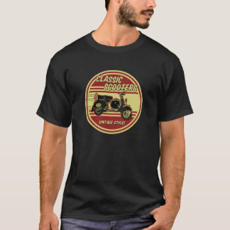 スクーターのRoundelのクラシックなワイシャツ Tシャツ