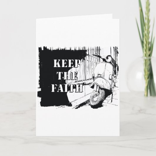 スクーターは信頼を保ちます カード (正面)