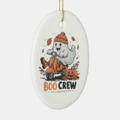 スクーターよくはしゃぐに乗る幽霊 セラミックオーナメント (右)