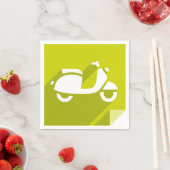 スクーターアイコンナプキンス スタンダードカクテルナプキン (インサイチュ)