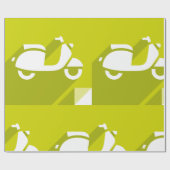 スクーターアイコンラッピング紙 ラッピングペーパー (フラット)