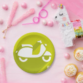 スクーターアイコン ペーパープレート (パーティー)