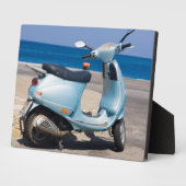 スクーターオンザビーチ | Ephesus，トルコ フォトプラーク (側面)