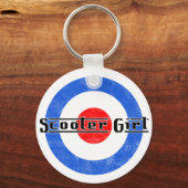 スクーターガールラムブレッタキーチェーン キーホルダー (正面)