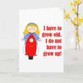 スクーターガール誕生日 カード (黄色い花)