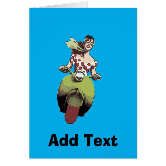 スクーターガール、追加文字 (正面)