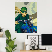 スクーターガール、追加文字 ポスター (ホームオフィス)