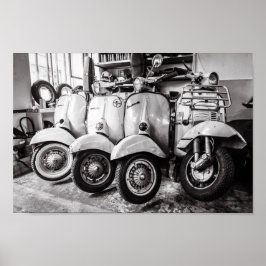 スクータークラシックポスター |フランスのパリ ポスター