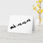 スクータークラブ整備士メリークリスマストナカイ カード (黄色い花)