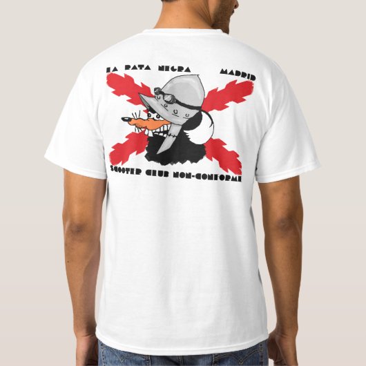 スクータークラブ Tシャツ (裏面)