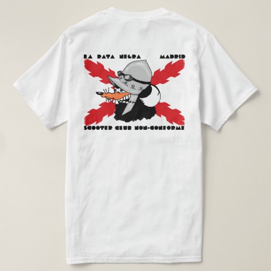 スクータークラブ Tシャツ (デザイン裏面)