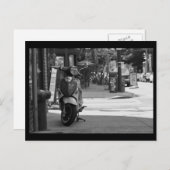 スクーターサウス通りBW ポストカード (正面/裏面)