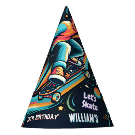 スクータージャンプゾーンスケートボード13誕生日 パーティーハット