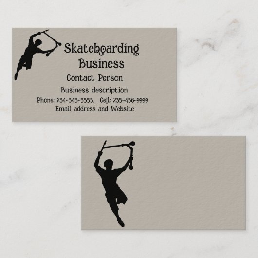 スクータースクートフィットネス 名刺 (正面/裏面)