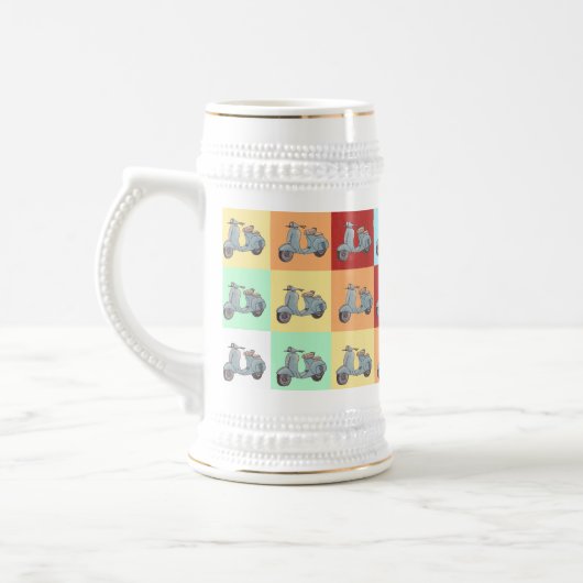 スクーターステイン ビールジョッキ (左)