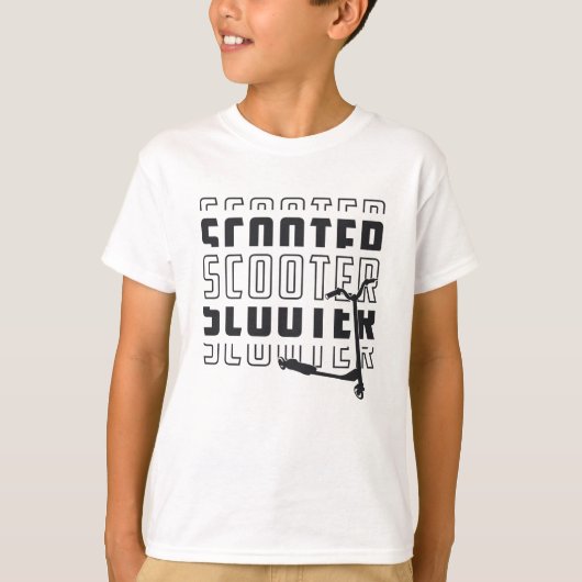 スクータードライバーEスクータースクーターヴィンテージレトロ Tシャツ (正面)