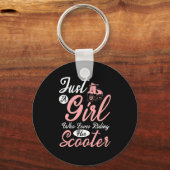 スクーターバイクスクート原付 キーホルダー (正面)