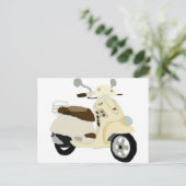 スクーターファンキーデジタルイラストレーション ポストカード (スタンド正面)