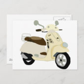 スクーターファンキーデジタルイラストレーション ポストカード (正面/裏面)