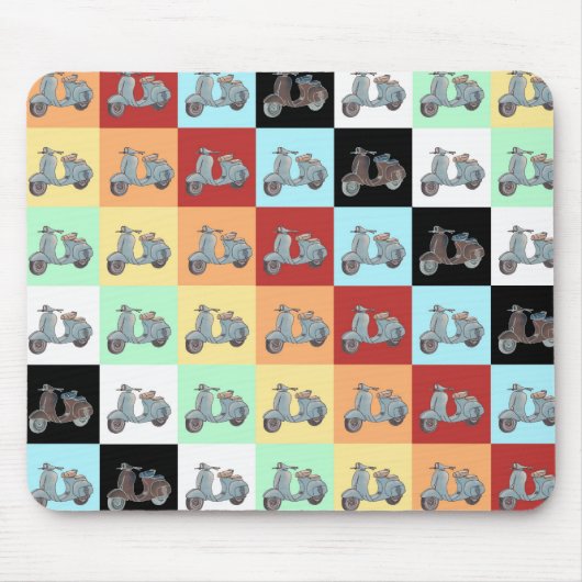 スクーターマウスパッド マウスパッド (正面)