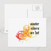 スクーターライダーが熱い ポストカード (正面/裏面)