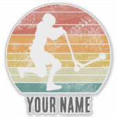 スクーターヴィンテージサンセットレトロEスクーターデザイン シール (正面)