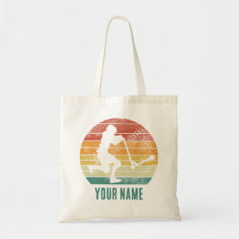 スクーターヴィンテージサンセットレトロEスクーターデザイン トートバッグ