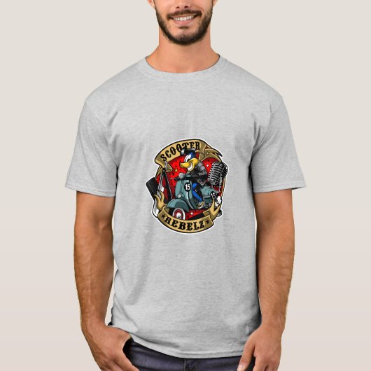 スクーター反乱軍ダック Tシャツ (正面)