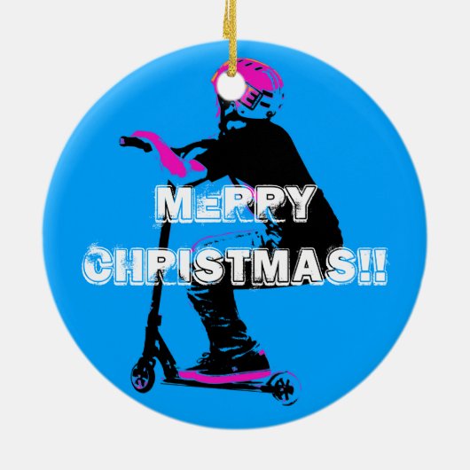 スクーター巡洋艦 – スクーター少年 セラミックオーナメント (裏面)