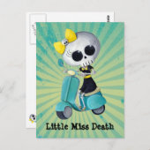 スクーター恋しく思での死の少し ポストカード (正面/裏面)